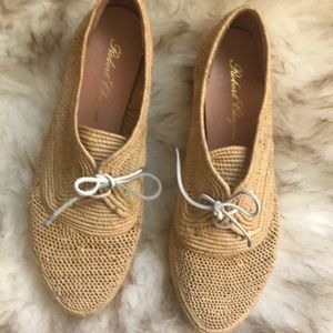 Robert Clergerie woven platform shoe